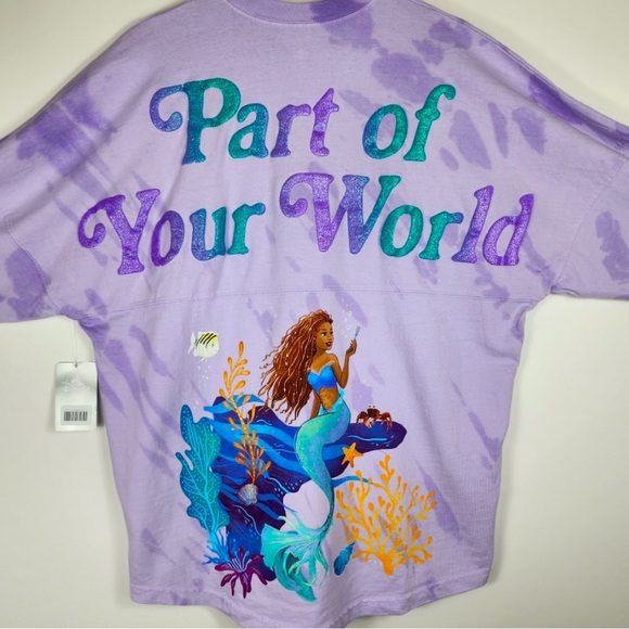 Disney Tops - Mermaid Disney Spirit Jersey size XL